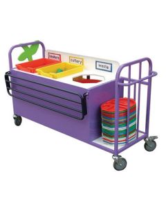 Panelled Front Clearing Trolley