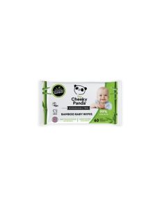 Cheeky Panda Bamboo Baby Wipes Pack of 60