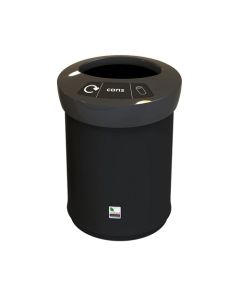 EcoAce Recycling Bin Drinks Cans 62 Litres Grey