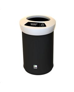 EcoAce Recycling Bin General Waste 62 Litres White