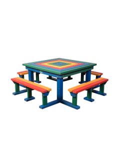 Recycled Plastic Adult Octobrunch Picnic Rainbow