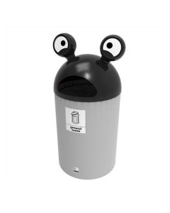 Spacebuddy General Waste Recycling Bin 84 Litres Black
