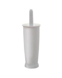 Toilet Brush Enclosed Holder Set White