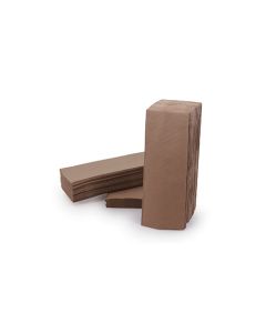 Zero Hand Towels Natural 1 Ply Box of 3000