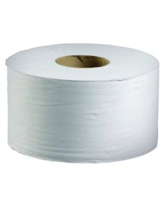 KCS Mini Jumbo 2 Ply Tissue Roll White Pack of 12