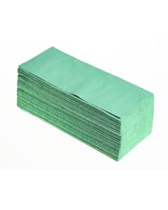 KCS Singlefold Hand Towel Green 1 Ply Case of 5000