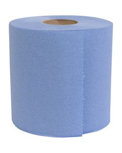 Purely Centrefeed Roll 2 Ply Blue Pack of 6 of 400 Sheets