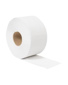 Purely Mini Jumbo Toilet Roll 2 Ply White Pack of 12
