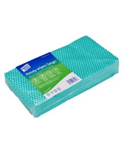 Lightweight Disposable Wiping Cloth Green Pack of 50
