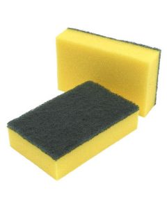Sponge/Scourer Yellow Pack of 10