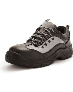 Safety Trainer Black/Grey  Size 8