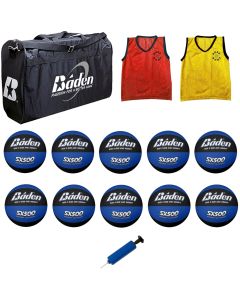Baden 10 Ball Basketball Set SX Size 5