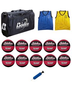 Baden 10 Ball Basketball Set SX size 7