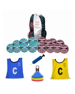 Sure Shot 15 Ball Netball Set - size 5 Star Netball
