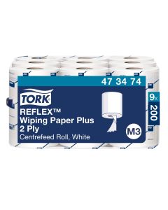 Tork Reflex Mini Single Sheet Centrefeed 2 Ply White Case of 9