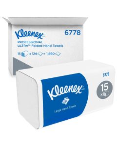 Kleenex Soft V-fold 2 Ply Hand Towel 1860 Sheets