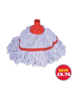 Hygiemix Socket Mop Head Red Pack of 5
