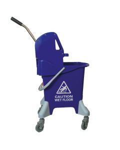 20 Litres Wheeled Bucket & Kentucky Wringer Blue
