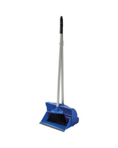 Long Handle Dustpan & Brush Blue