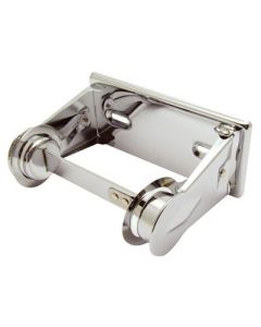Toilet Roll Holder Pilfer Proof Silver