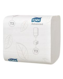 Tork Folded Toilet Tissue 2 Ply White Case of 36