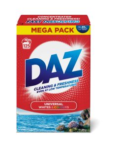 Daz Powder Laundry Detergent 125 Washes