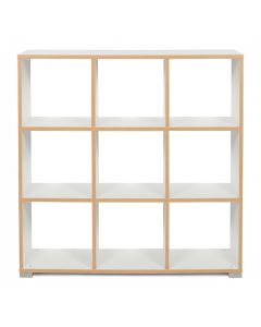 Bubblegum 9 Cube Backless Room Divider White