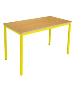 Kentish Classroom Table H760mm Yellow/Beech