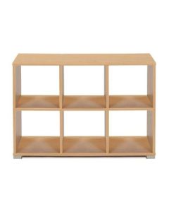 Bubblegum 6 Cube Divider Horizontal Maple