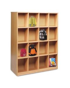 16 Compartment Bag Storage Unit