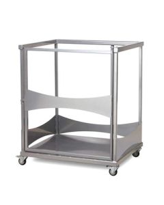 Fast Fold Rectangular Table and Bench Trolley
