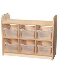 KubbyClass 2 Tier Tray Cube Unit with Open Back