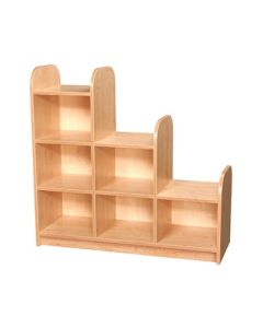 3 Tier Stepped Storage Cube Left