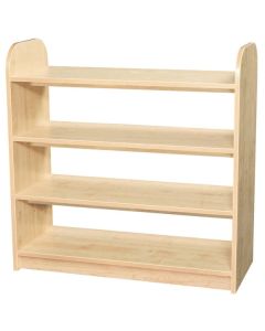 3 Tier Unit with Open Back Maple