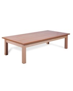 Deluxe Wooden Easy Seating Square Coffee Table