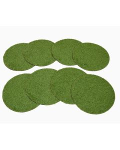 Landscape Grass Circle Tiles Pack of 8