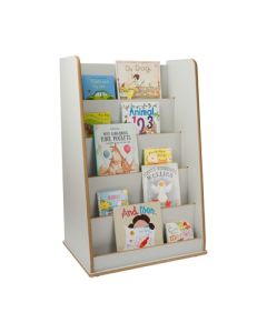Free Standing Book Display Unit Grey