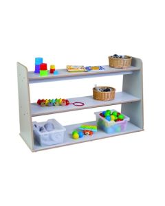 Open Free Standing Shelf Unit Grey