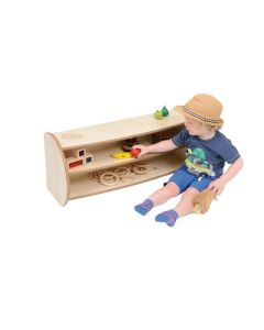 Toddler Mini 2 Shelf Unit Maple