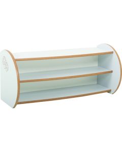 Toddler Mini 2 Shelf Unit Grey
