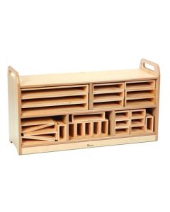 Hollow Block Storage Unit with Back