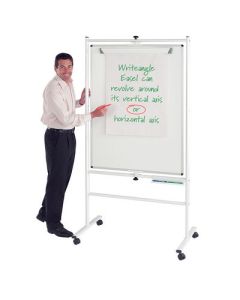 WriteAngle Revolving Laminate Whiteboard H1200mm x W900mm