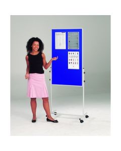 Whiteboard & Noticeboard Combi Blue