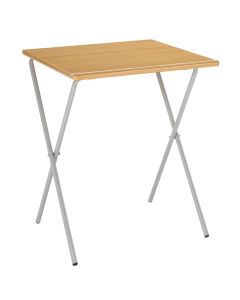 Four Legged Folding Exam Desk Beech