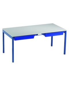 Romney Table & Trays 460x1100x550 Blue / Grey