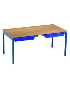 Romney Table & Trays 530x1100x550 Blue / Beech