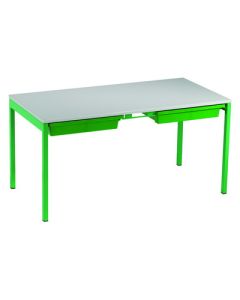 Romney Table & Trays 590x1100x550 Green / Grey