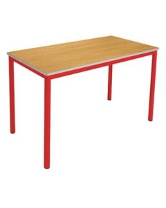 Kentish Classroom Table H590mm Red/Beech