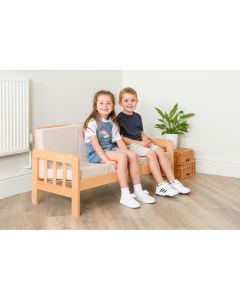 Home Corner Cream 3 Seater Sofa