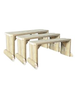 Outdoor Wooden Bench SH260mm